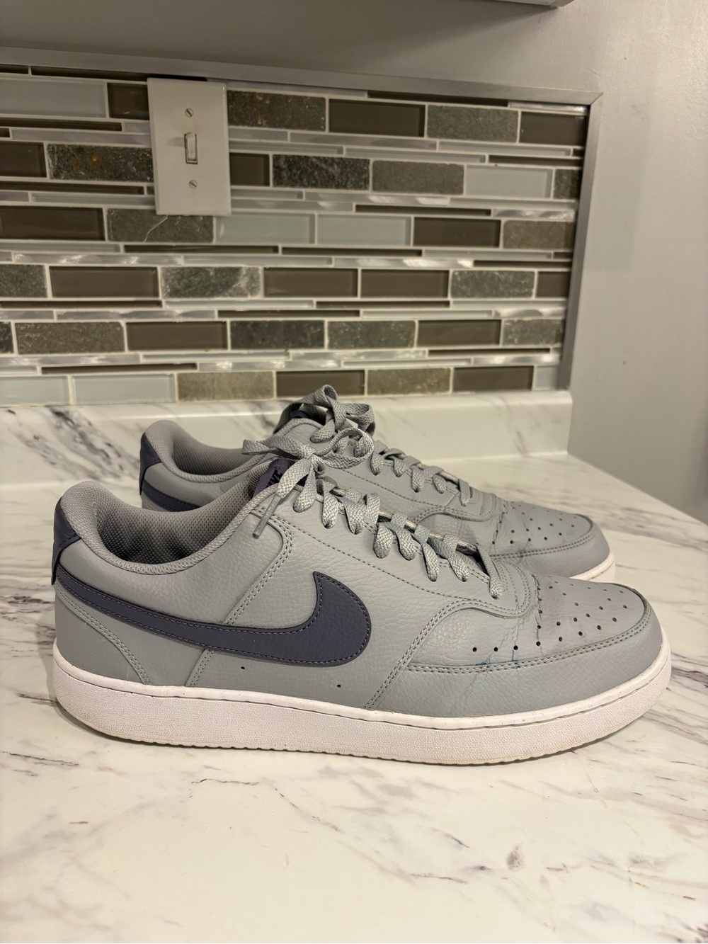 Nike Court Vision Low sneakers Next Nature 'Light Carbon' FQ7669-001 13 men’s